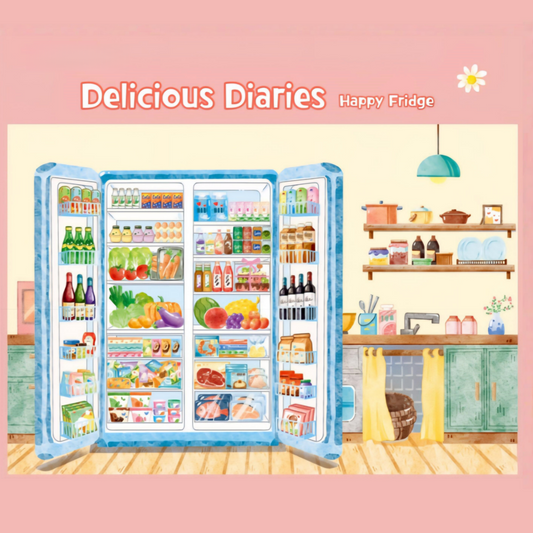 Delicious Diaries 3D Sticker | 3 Cute Miniature Scenes