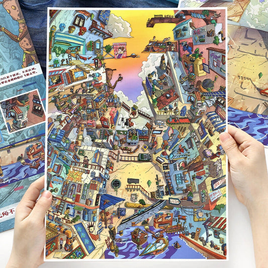 Impossible Town 3D Sticker