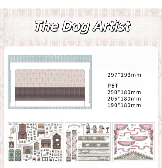 Magic Animal House 3D Sticker | 2 Cute Miniature Scenes