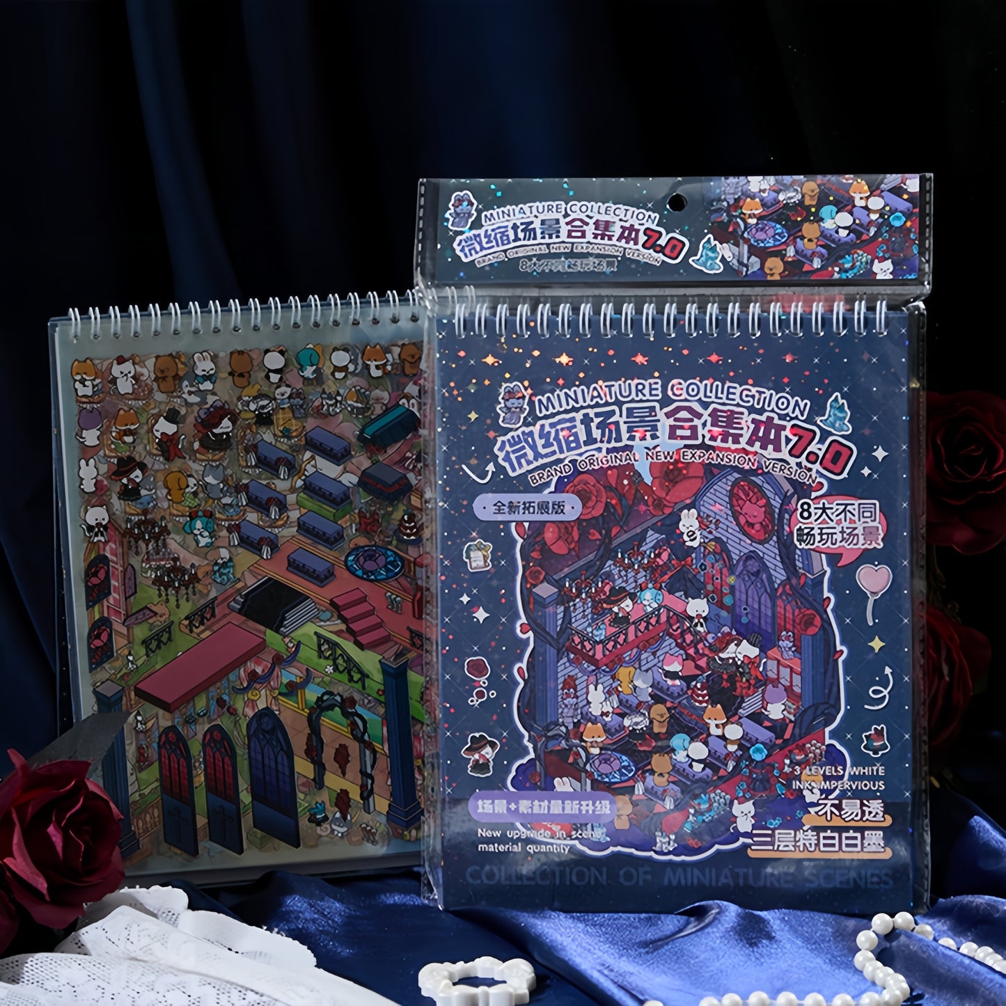 Whimsical Gathering 3D Sticker Book