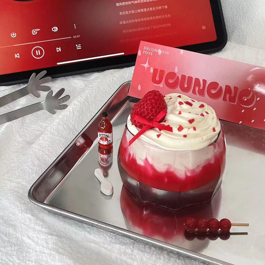 Strawberry Cream Top Milk Squishy