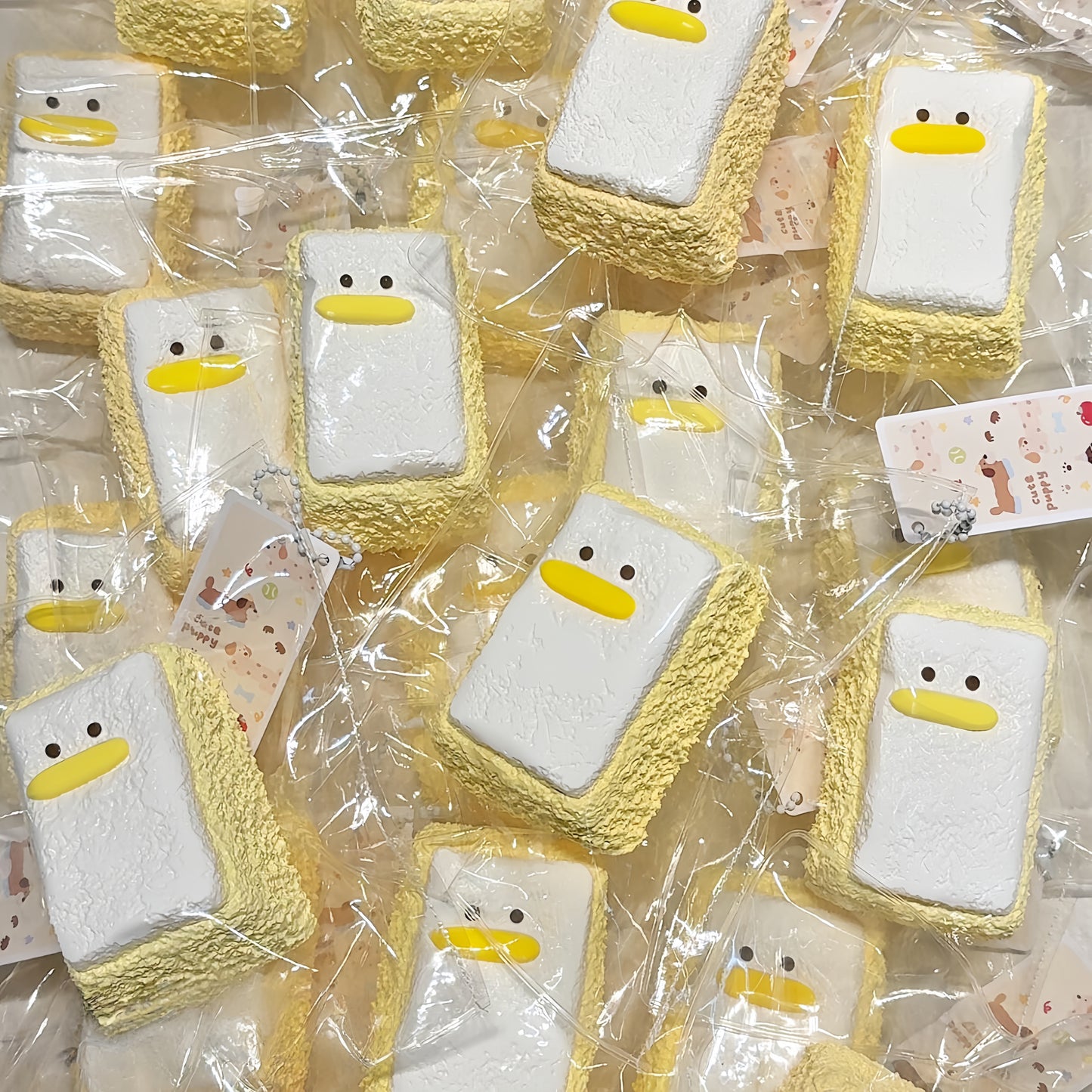 Duckling Cube Cake Squishy
