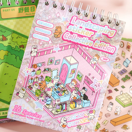 Dream Cottage 3D Sticker Book