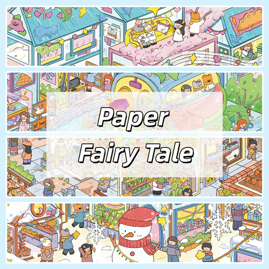 Paperfairy Tales 3D Sticker | 5 Cute Miniature Scenes