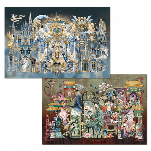 Eternal Reverie 3D Sticker | 2 Cute Miniature Scenes