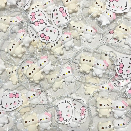 Bear Girl & Kitty Squishy