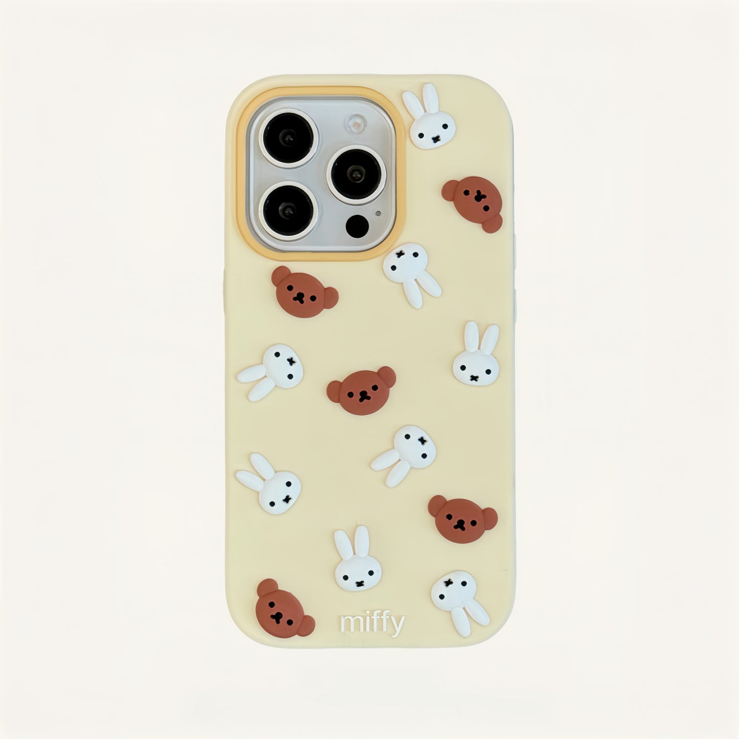 Bear and Bunny Silicone Phone Case