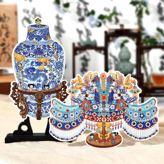 Antique Restoration 3D Sticker | 2 Cute Miniature Scenes