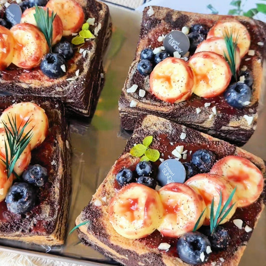 Chocolate Sauce Banana Breakfast Toast Squishy