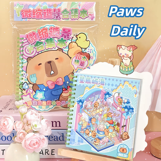 Paws Daily 3D Sticker Book
