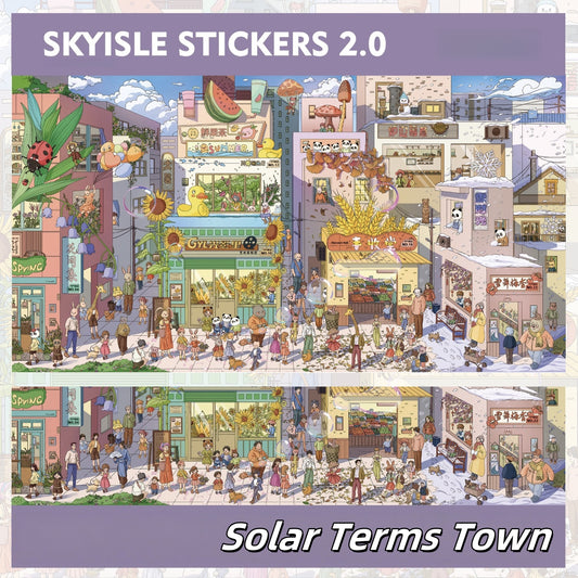 Whimsical Life 3D Sticker | 6 Cute Miniature Scenes