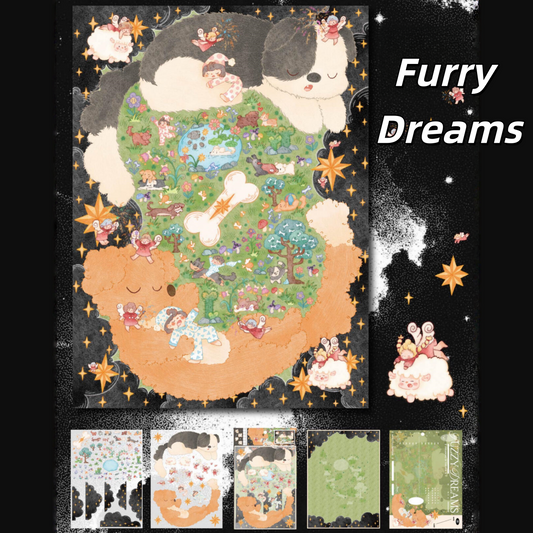 A Reverie of Hearts 3D Sticker | 6 Cute Miniature Scenes