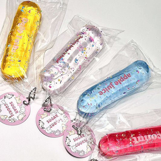 Strawberry Milk Snack Bar Squishy