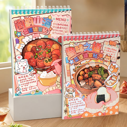 Chinese Food 3D Sticker Book
