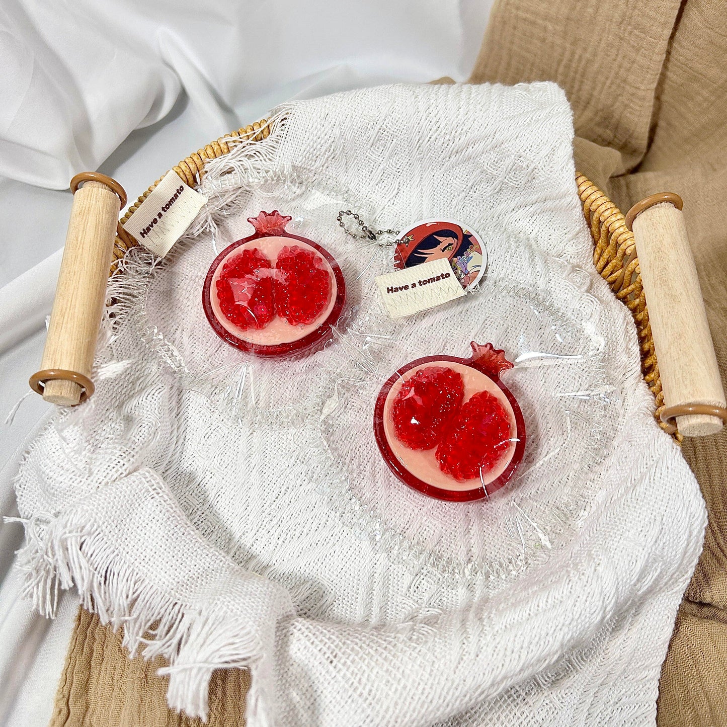 Crystal Pomegranate Squishy