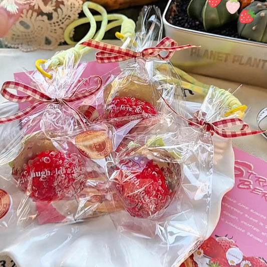 Crystal Strawberry Squishy