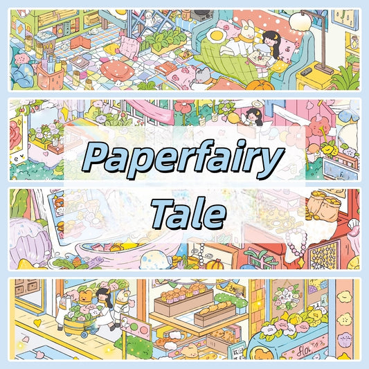 Paperfairy Tale 3D Sticker | 4 Cute Miniature Scenes