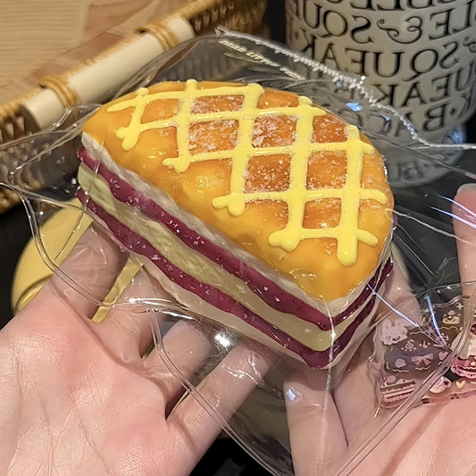 Blueberry Cheese Bun Squishy