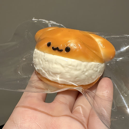 Puppy Cream-Filled Bun Squishy