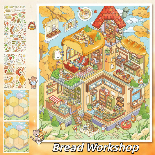 Craft Studios 3D Sticker | 2 Cute Miniature Scenes