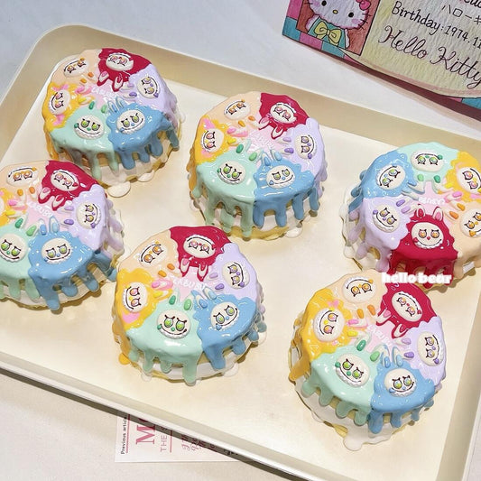 Labubu Hand-Painted Smear Cake Squishy