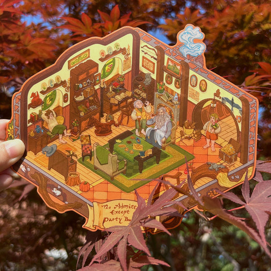 Hobbiton 3D Sticker