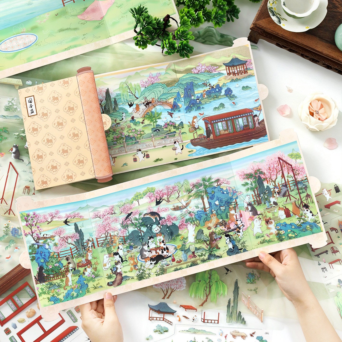 Imperial Daily 3D Sticker | 2 Cute Miniature Scenes
