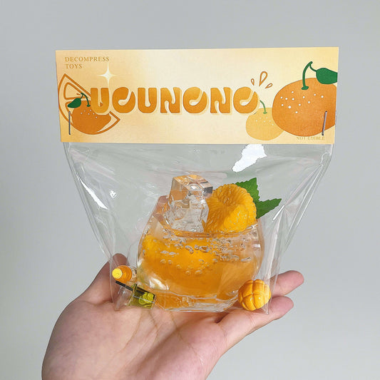 Orange Sparkling Water Squishy