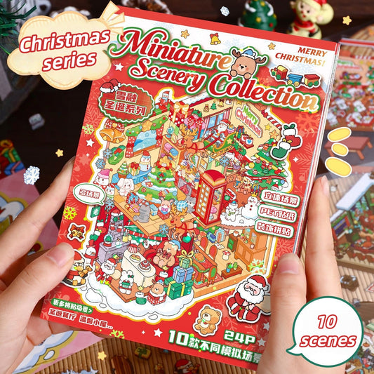 Christmas Series 3D Sticker Book