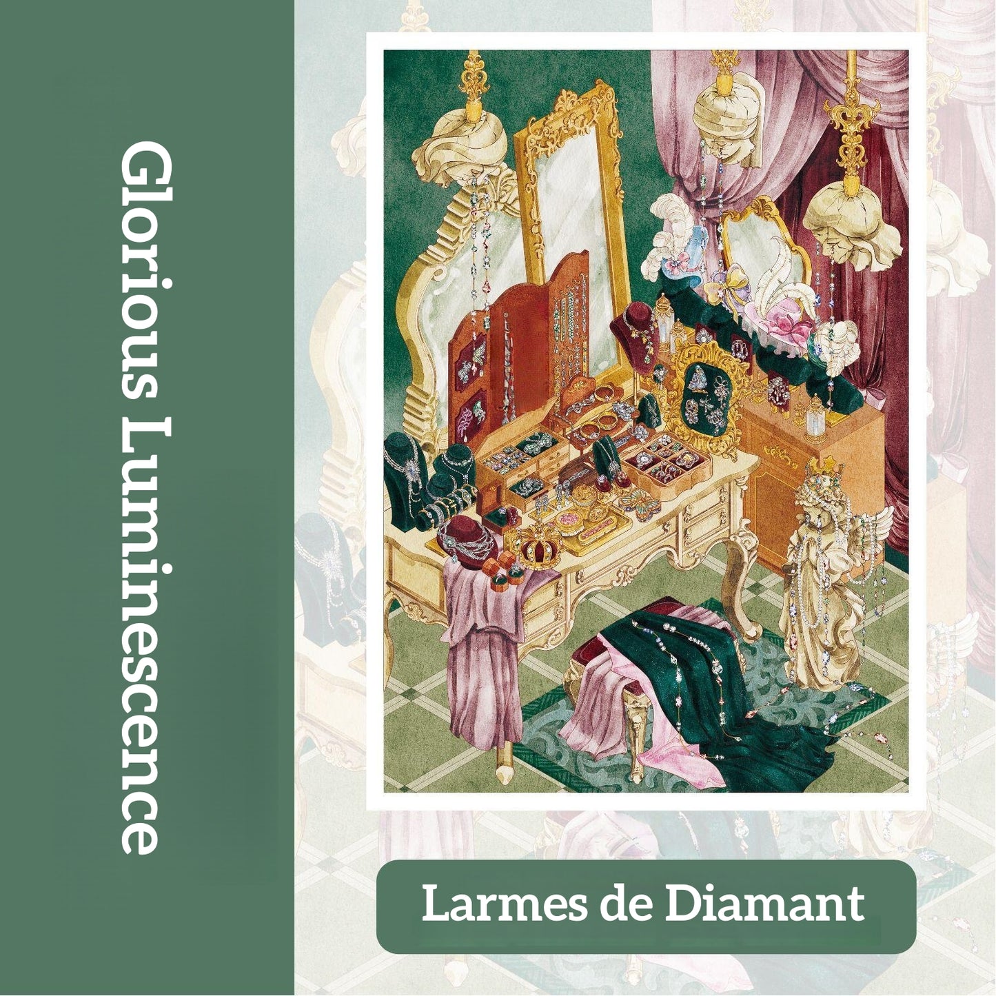 Glorious Luminescence 3D Sticker | 5 Cute Miniature Scenes