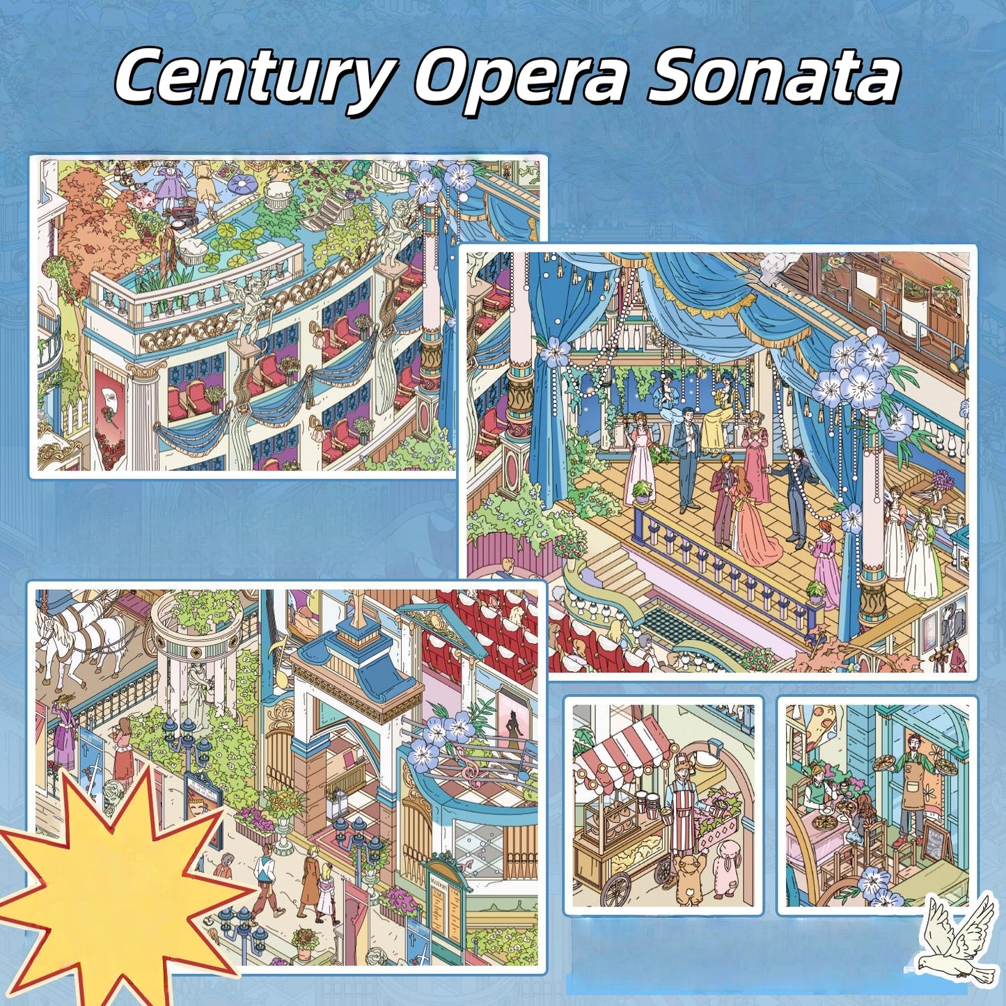 Century Opera Sonata 3D Sticker