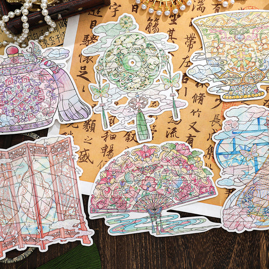 Antique Restoration 3D Sticker | 6 Cute Miniature Scenes