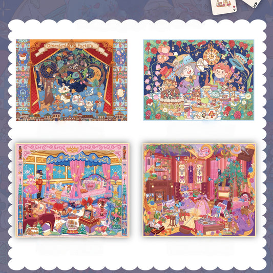 Fairy Tale 3D Sticker | 4 Cute Miniature Scenes