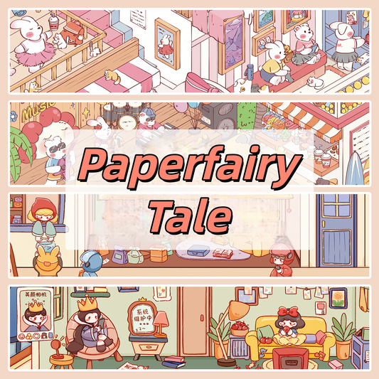 Paperfairy Tale 3D Sticker | 4 Cute Miniature Scenes