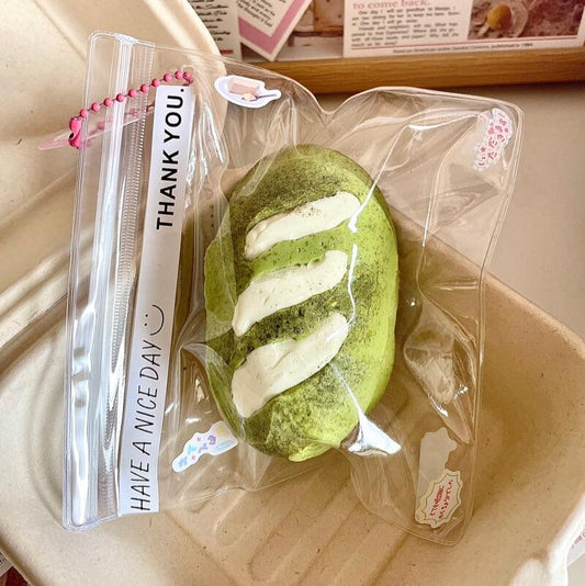 Double-Layer Matcha Baguette Squishy
