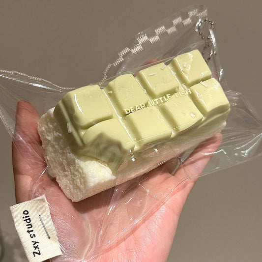 Pistachio Chocolate Bar Squishy