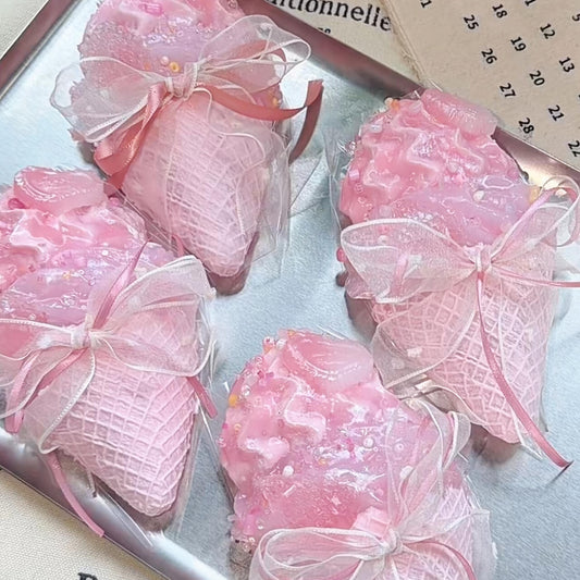Translucent Peach Ice Cream Squishy