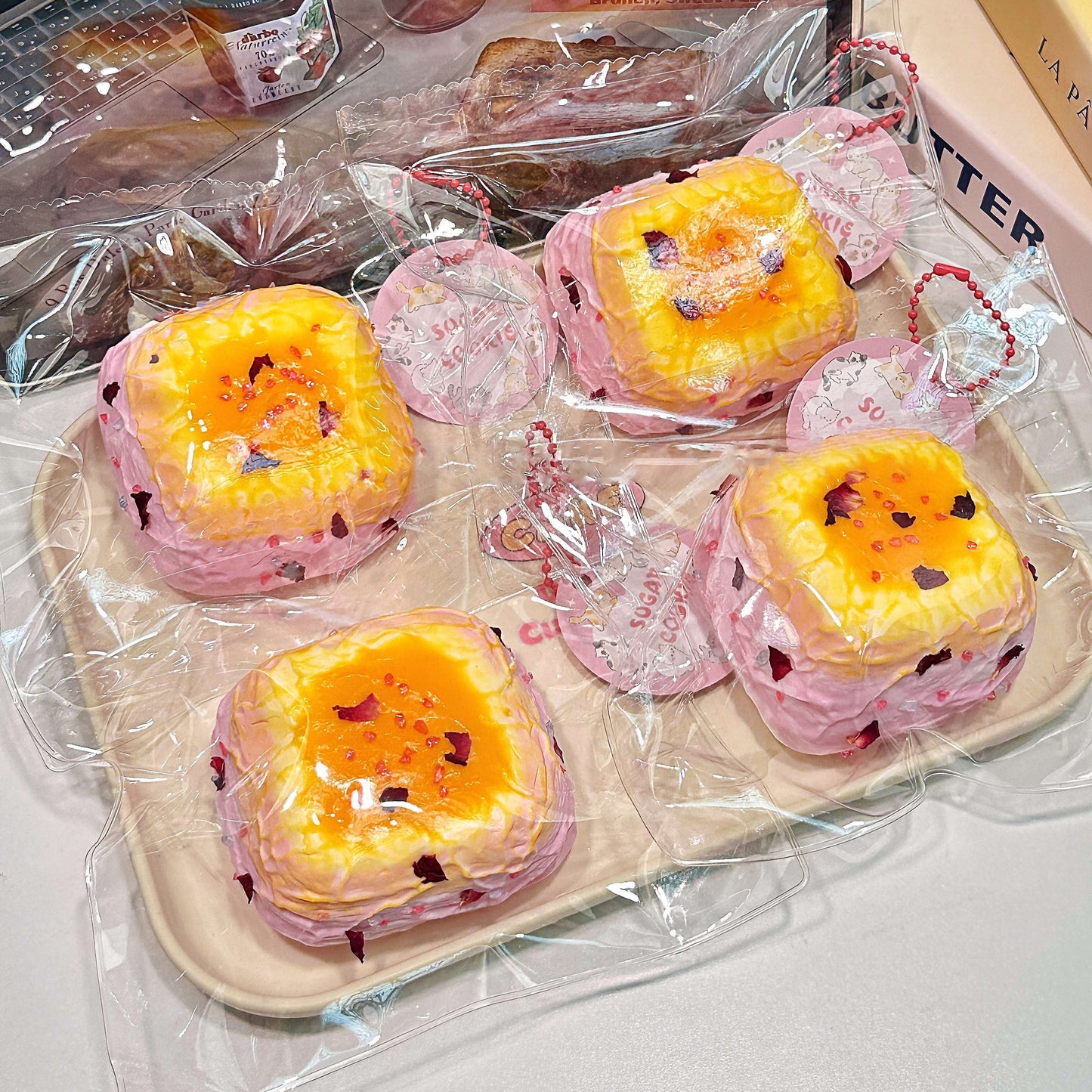 Toasted Rose Milk Skin Squishy