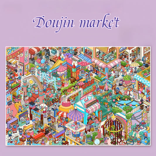 Doujin Market 3D Sticker