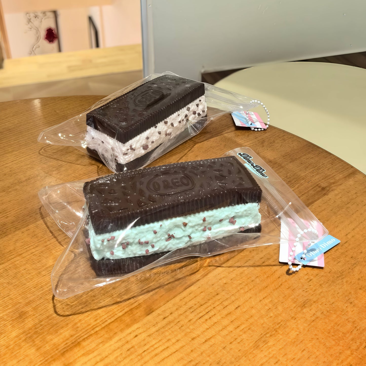 Oreo Cream Filled Wafer Rolls Squishy