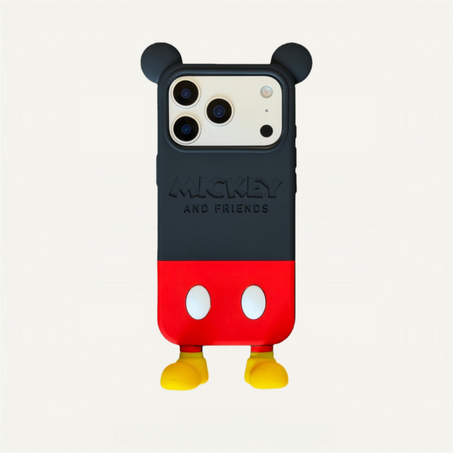 Classic Mouse Back Design Silicone Phone Case