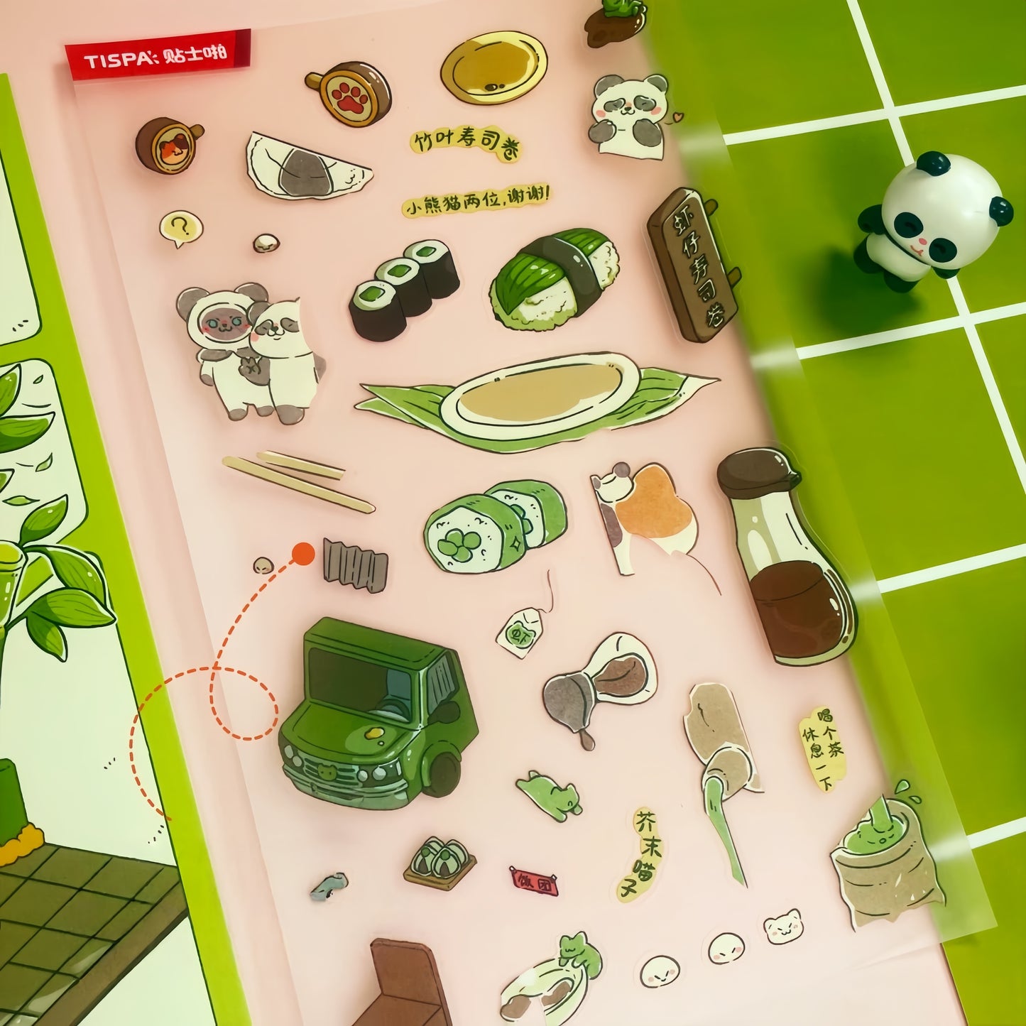 Simulation Management 3D Sticker | 4 Cute Miniature Scenes