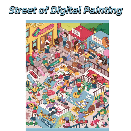 Hang Out 3D Sticker | 3 Cute Miniature Scenes