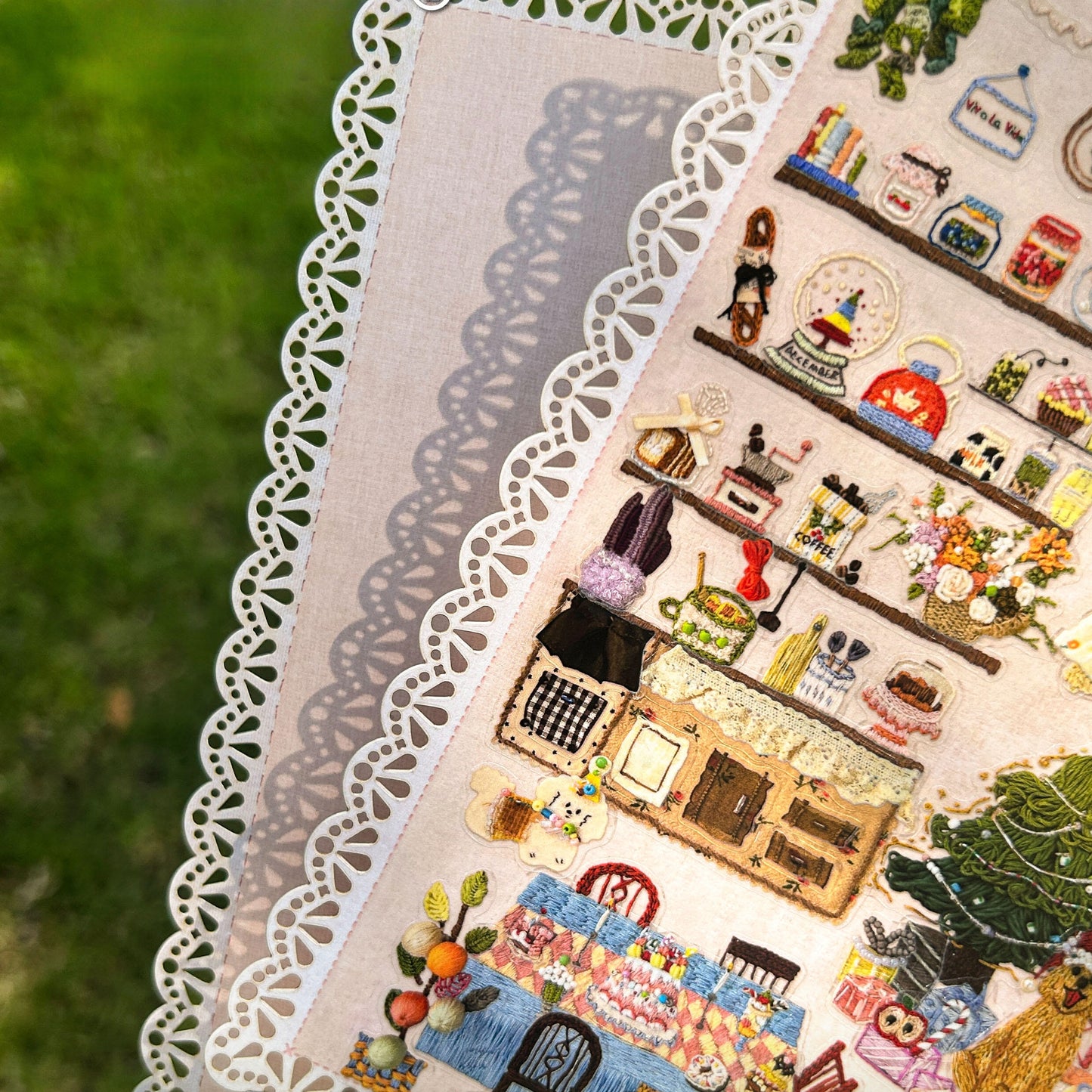Embroidery Memories 3D Sticker