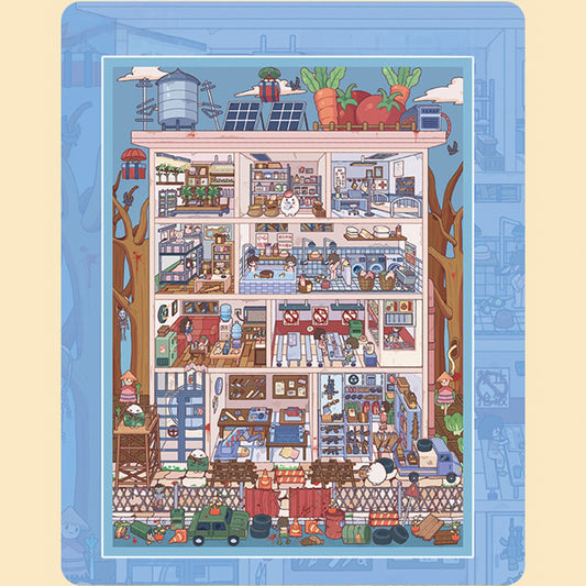 Towers of Time 3D Stickers | 2 Cute Miniature Scenes