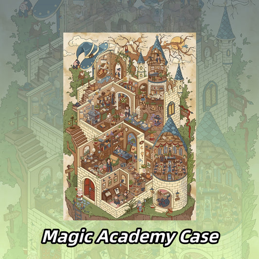 The Detective Series 3D Sticker | 2 Cute Miniature Scenes