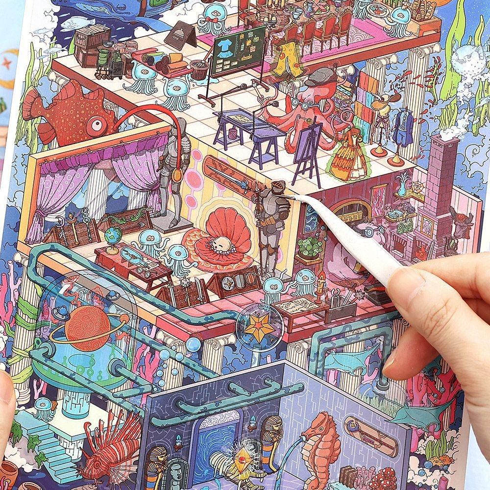 Deep Sea Club 3D Sticker