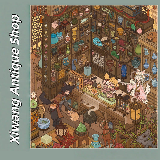 Timeless Tides 3D Sticker | 2 Cute Miniature Scenes