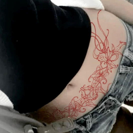 Rosethorn Ritual Temporary Tattoo