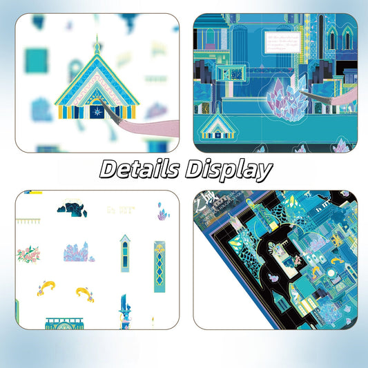 Silent Crystal Realm 3D Sticker